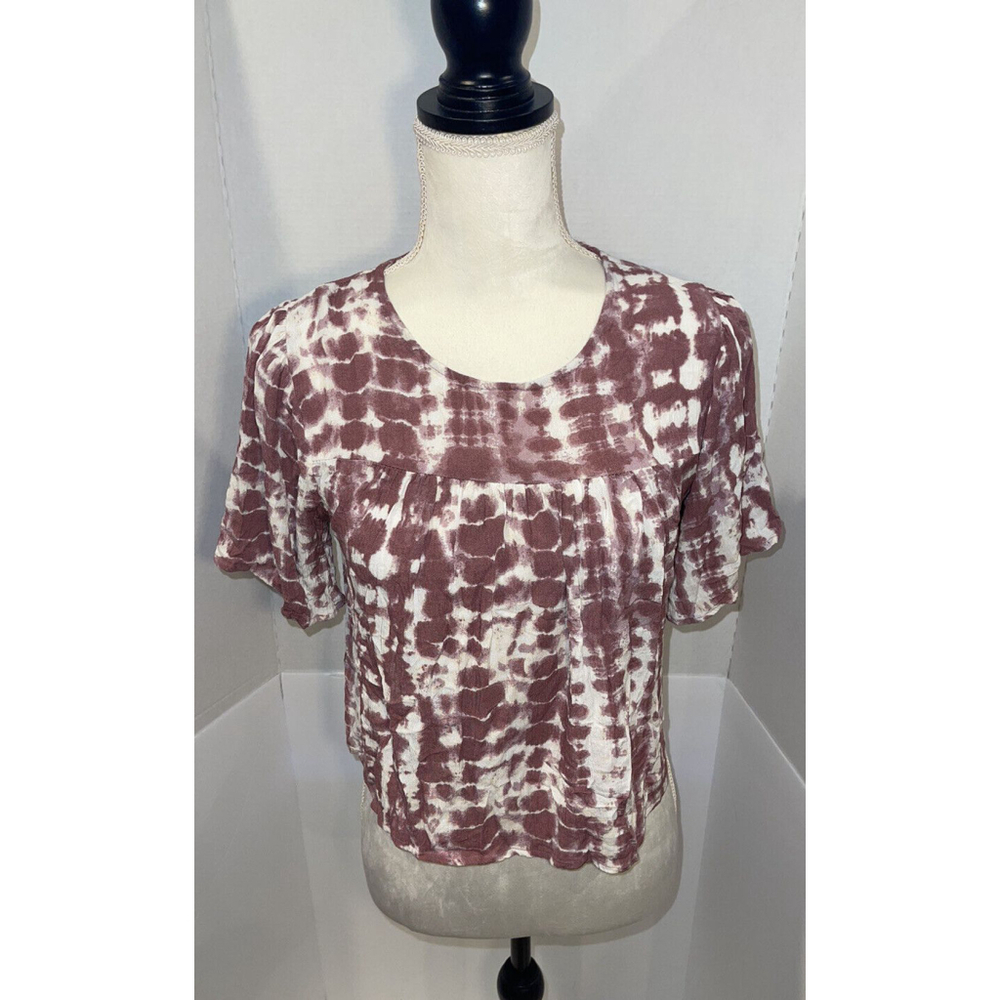 Gypsies and Moondust Women's Blouse - Blush & White - Size XS